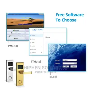 RFID Electronic Hotel Key Card Door Lock System by HIPHEN