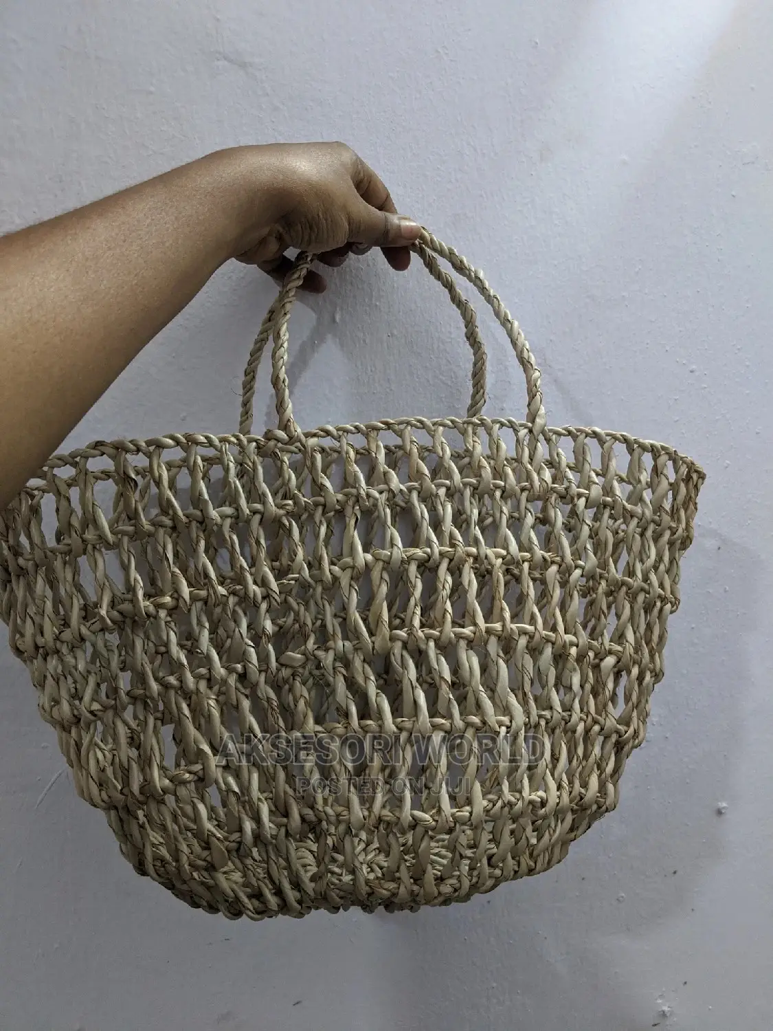 Rattan Beach Bag