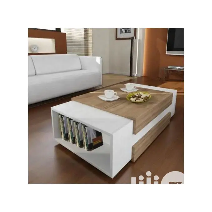 Multipurpose Center Table Coffee Table Chair With Book Shelf