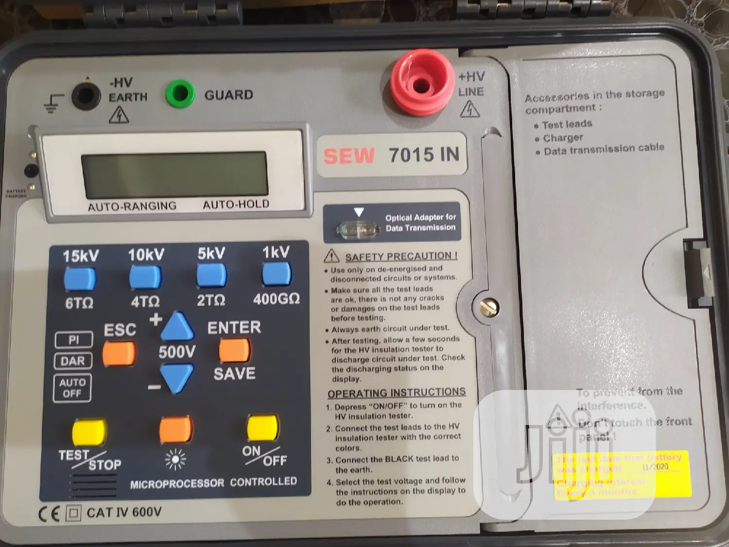 SEW 15kv Insulation Resistance Tester