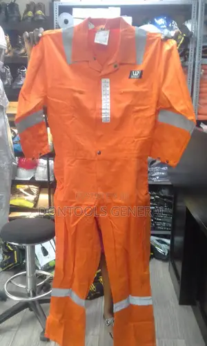 Twill Industrial Overalls With Reflector
