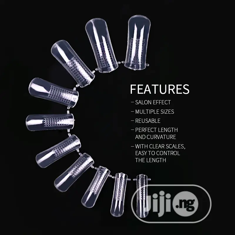 100pcs Polygel Nail Form Plastic Applicator
