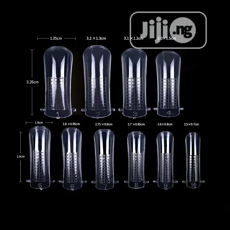 100pcs Polygel Nail Form Plastic Applicator