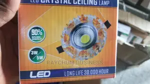 Led Cristal Ceiling Lamp 3\5w 2collor