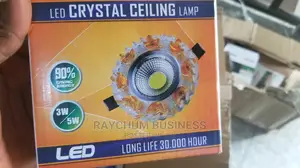 Led Cristal Ceiling Lamp 3\5w 2collor
