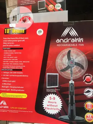 18" Andrakk Rechargeable Fan