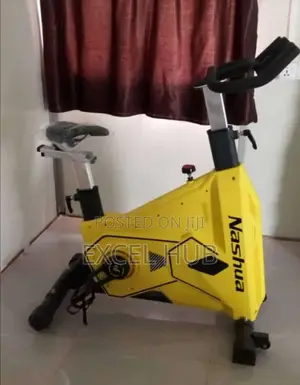Commercial Spinning Bike Nashua Yellow Touch Black