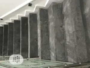 Soft Plain Grey Silky Rug For Staircase Indoor