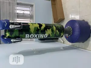 Original Boxing Stand With Gloves