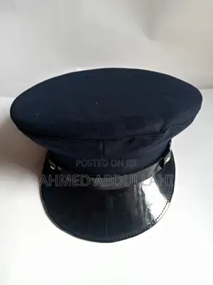 Black Security Cap/ Police Cap