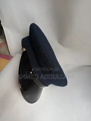 Black Security Cap/ Police Cap