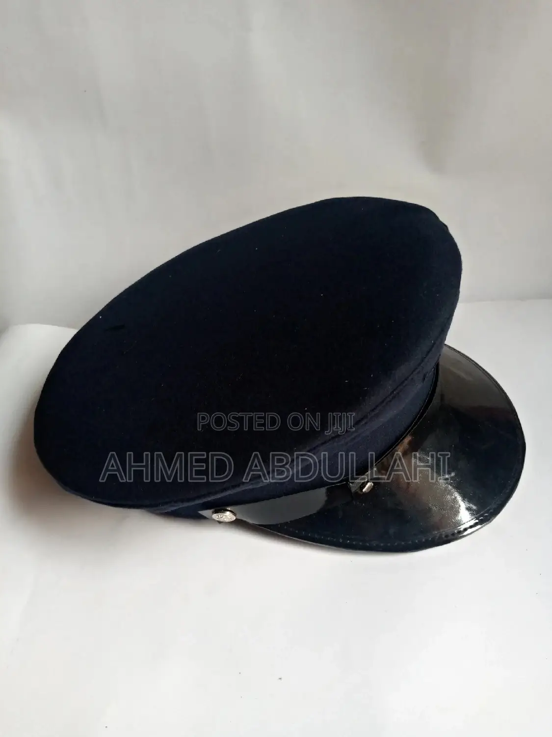 Black Security Cap/ Police Cap