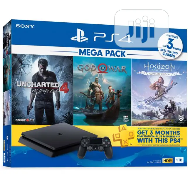 SONY Ps4 1tb Mega 3 Bundle Console