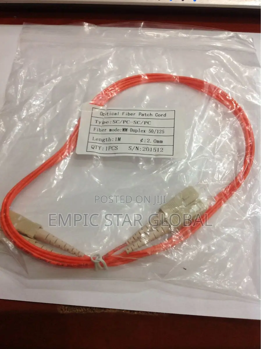 Fiber Optics Patch Cord Sc-Sc 1m Duplex
