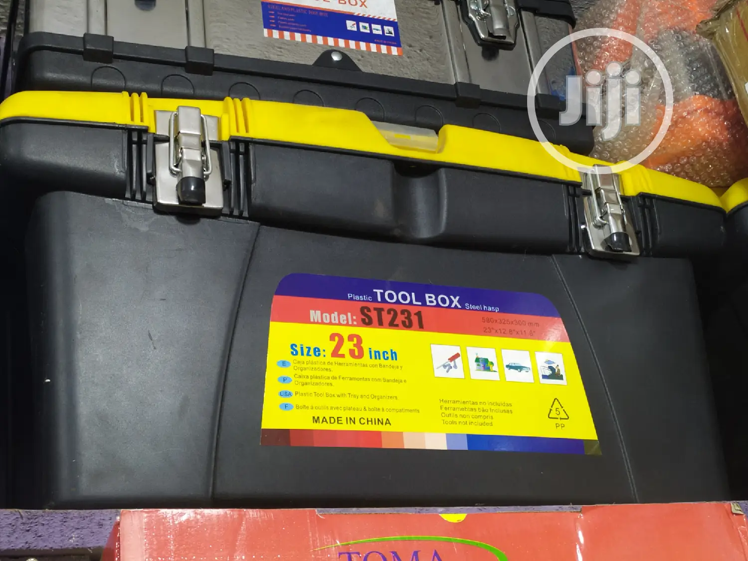 Empty Plastic Tools Box 23"