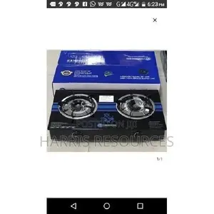 Haier Thermocool Table Top Gas Cooker-Double Burner Glass