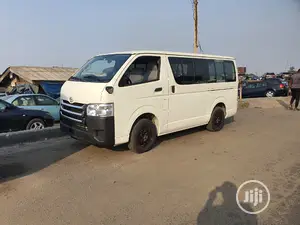 Clean AC Tight Toyota Hiace Bus for Rent at Affordable Rates