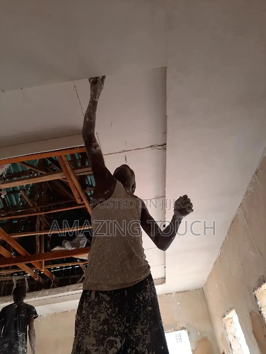 Pop Celling, Screeding And Painting
