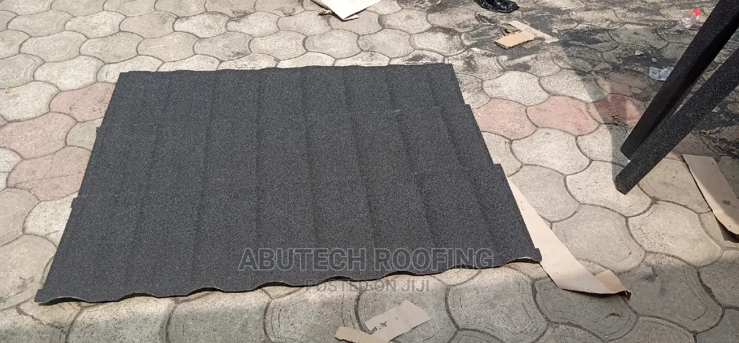 Super Black Milano Stone Coated Roofing Sheets