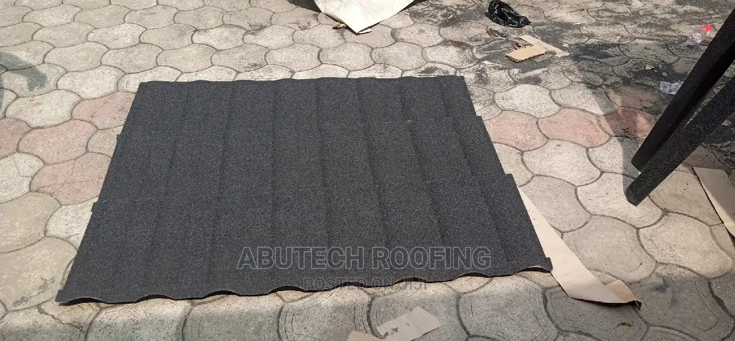 Super Black Milano Stone Coated Roofing Sheets