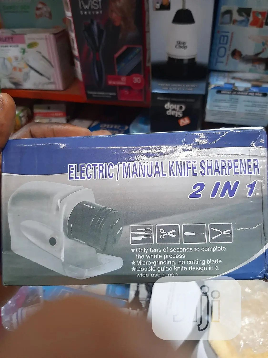2 in 1 Electric/Manual Knife Sharpener