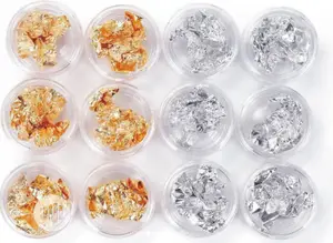 Photo - Nail Art Gold Silver Foil