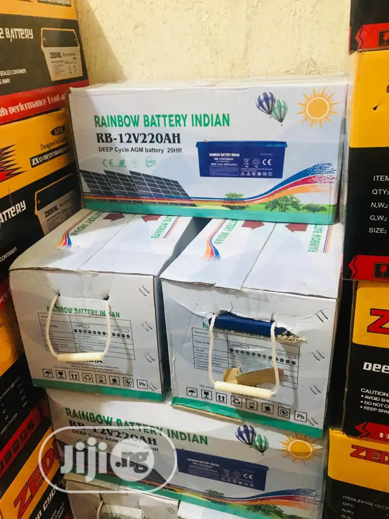 Rainbow Solar Battery Made in India