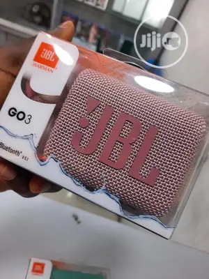 JBL Go 3 Portable Bluetooth Waterproof Speaker.