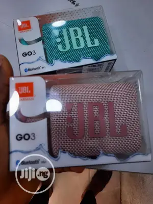JBL Go 3 Portable Bluetooth Waterproof Speaker.