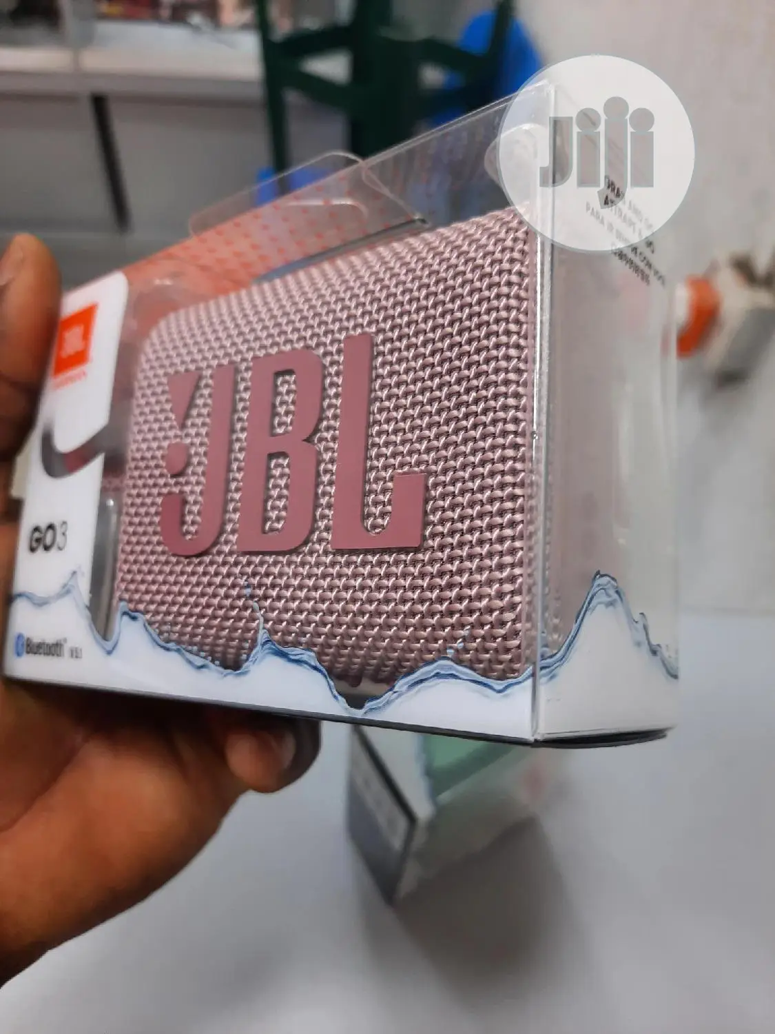 JBL Go 3 Portable Bluetooth Waterproof Speaker.