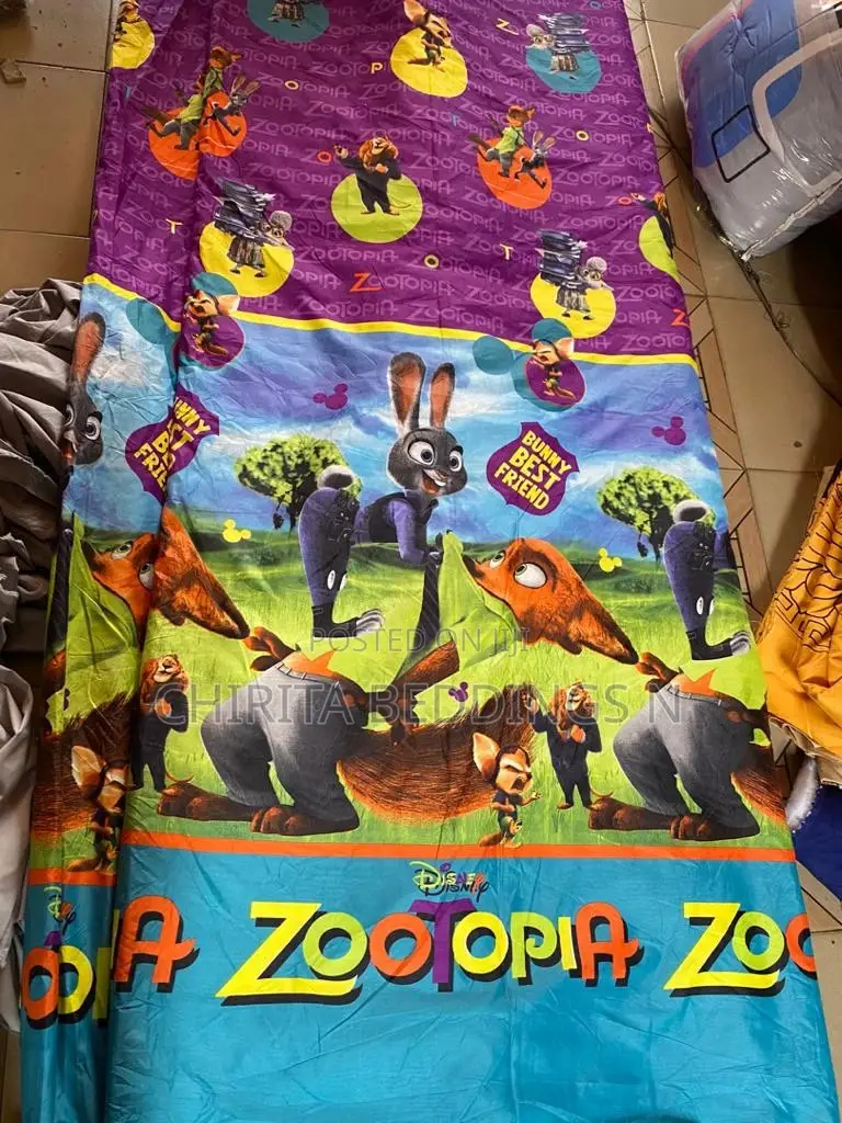Cartoon Character Design Bedsheets