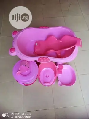 Photo - Pink IMPORTED Baby Bath Tub