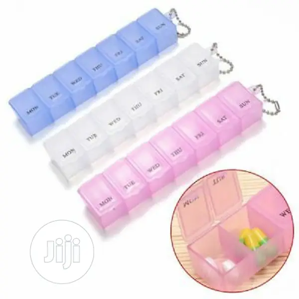 1pc Pill Box Tablet Dispenser Organizer Case