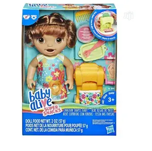 Baby Alive Snackin’ Shapes: Baby Doll (Brown Hair)