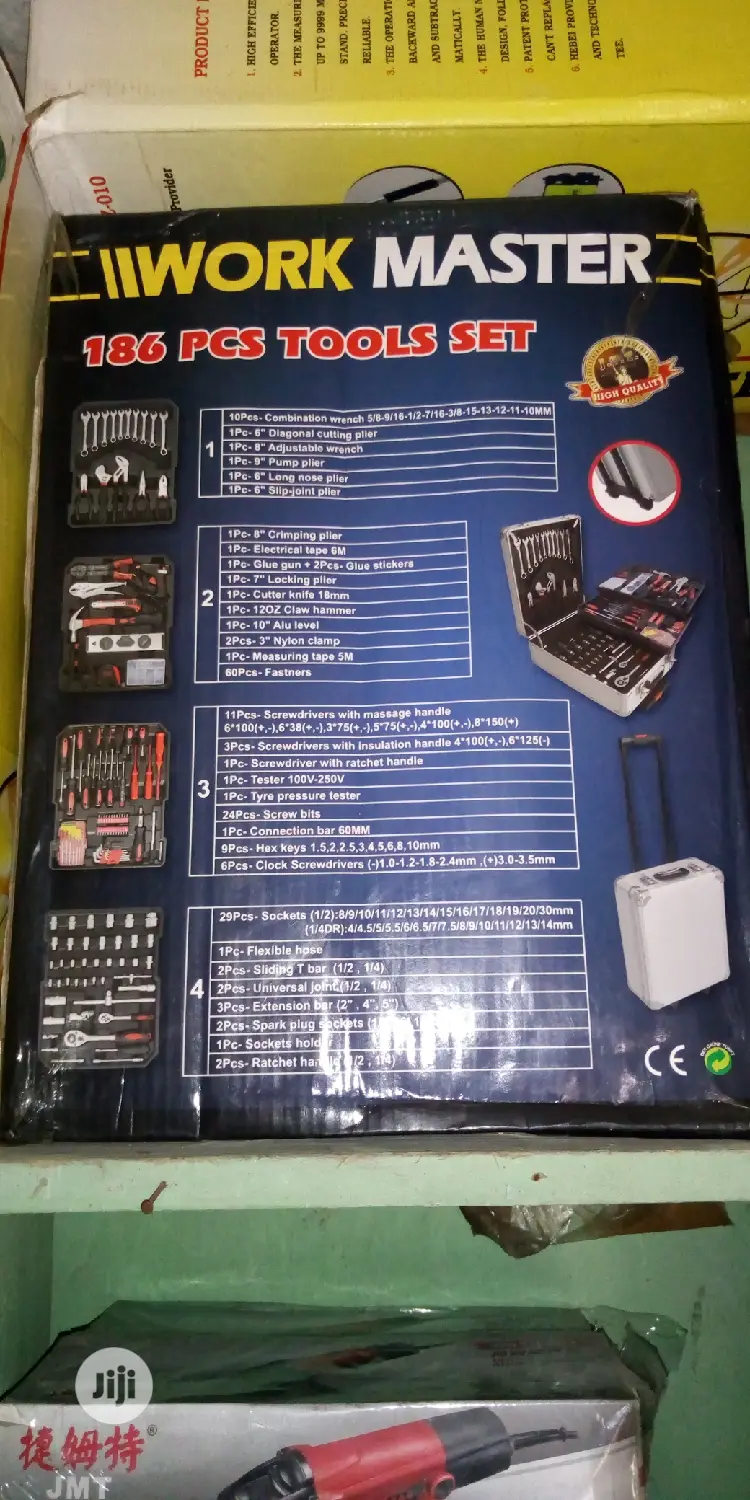 Work Master 186 Pices Tools Set