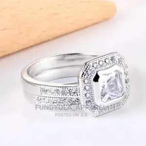 S925 Sterling Silver Wedding Set