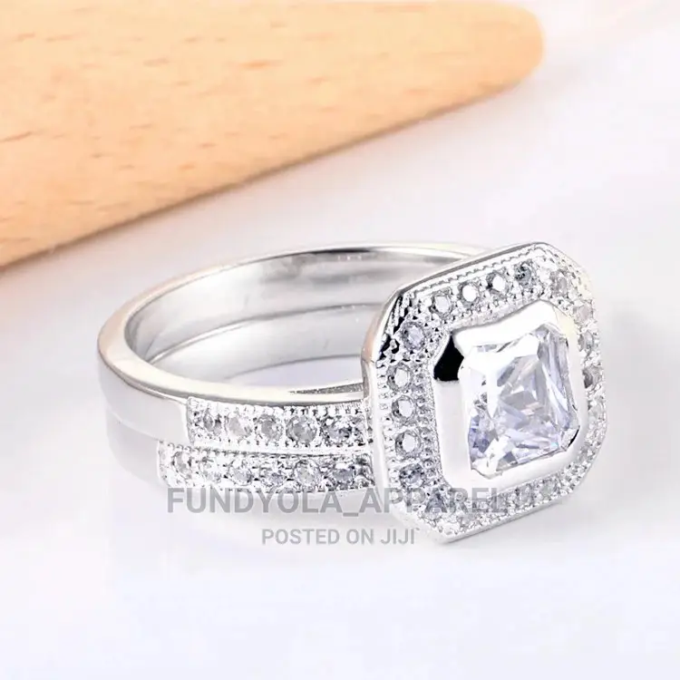 S925 Sterling Silver Wedding Set