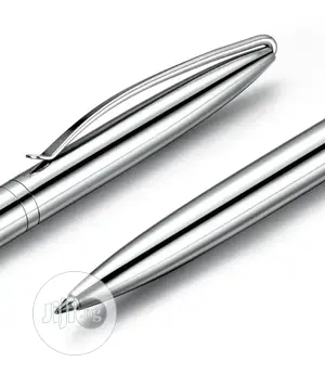 1pc High-End Silver Signature Pen Advertising Pen 0.7mm