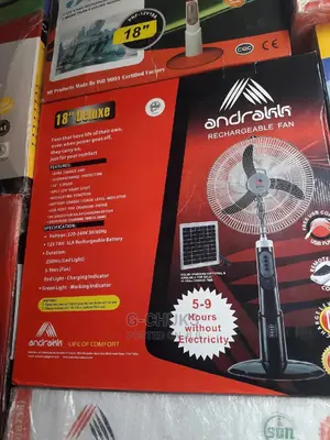 18" Rechargeable Stand Fan