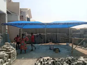Carport for 2 Cars With Two Front Brace