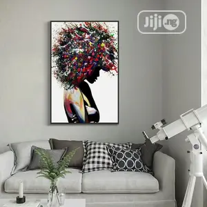 Art of Black Woman Canvas Paintings