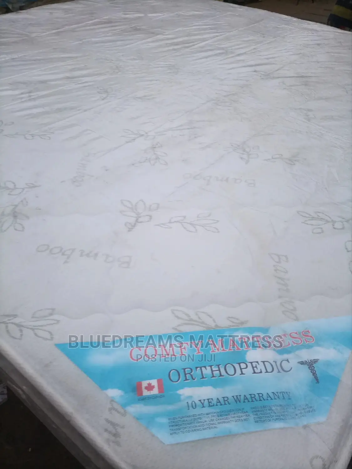 USA 5by7 Spring Hybrid Mattress White