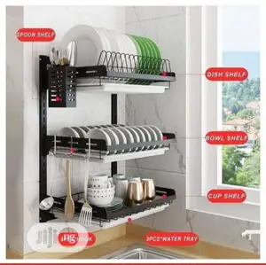 3 Steps Alloy Dish Rack/Drainer