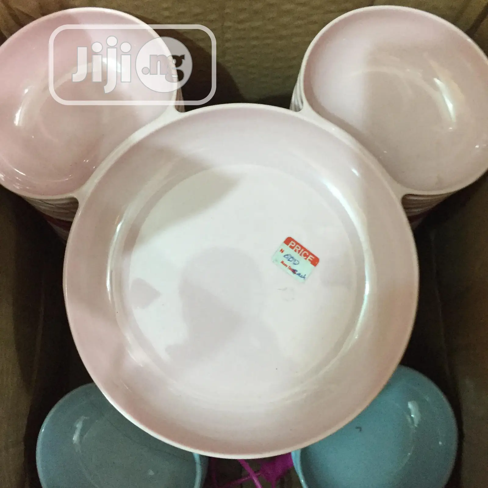 Mickey and Minnie Mouse Plates