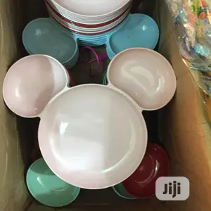 Mickey and Minnie Mouse Plates