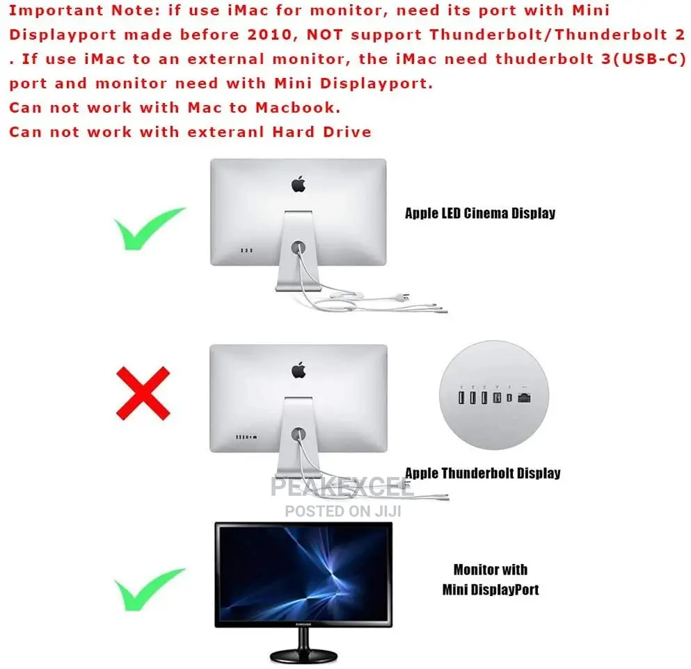Thunderbolt 3 - Usb-C Type C to Thunderbolt 2- Minidisplay