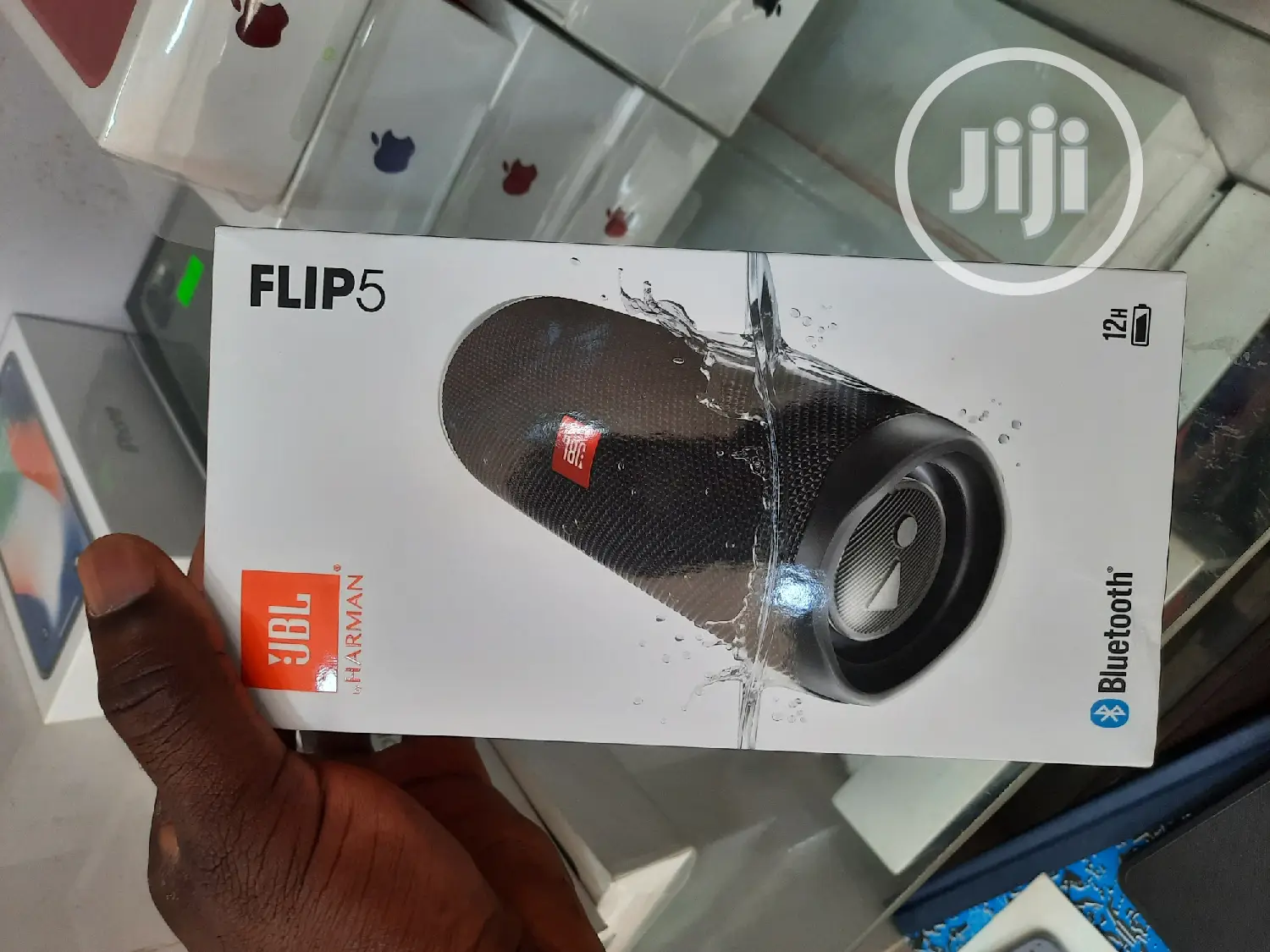 JBL Flip 5 Waterproof Bluetooth Speaker.