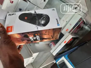JBL Flip 5 Waterproof Bluetooth Speaker.
