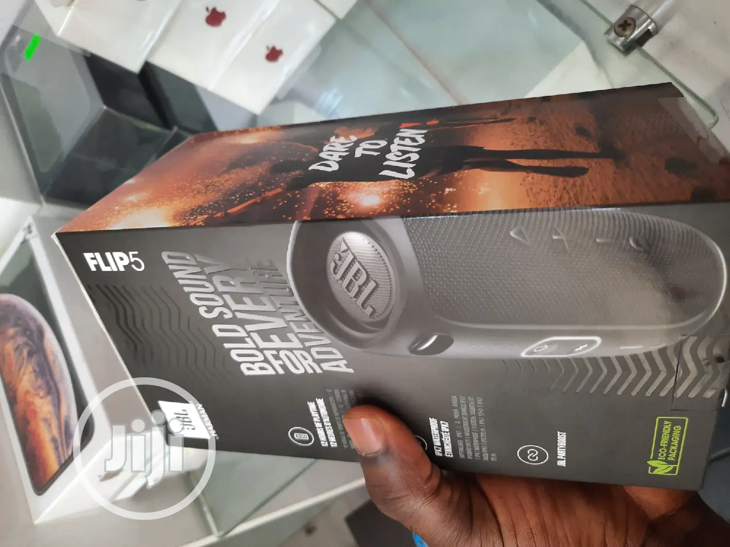 JBL Flip 5 Waterproof Bluetooth Speaker.