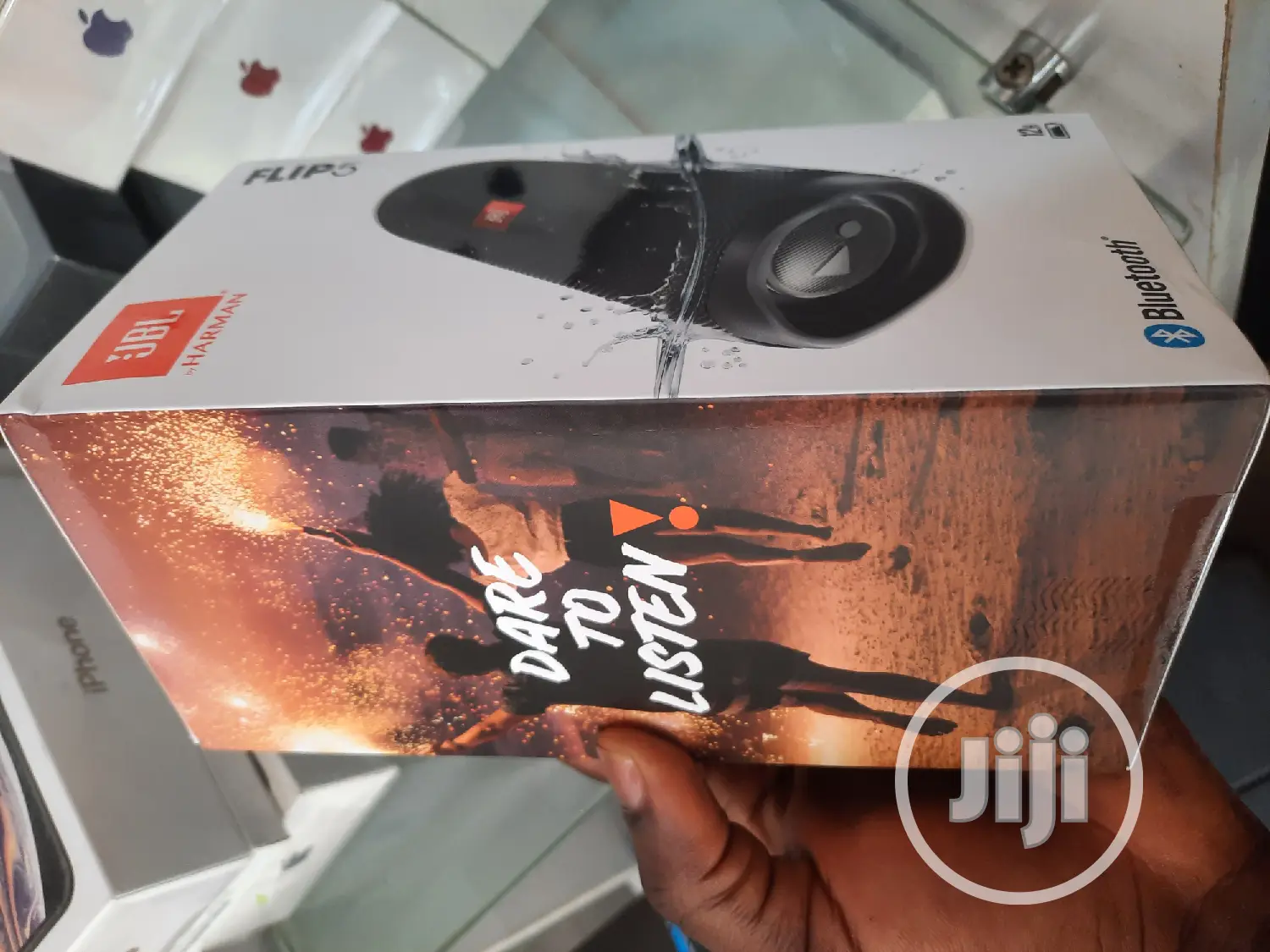 JBL Flip 5 Waterproof Bluetooth Speaker.